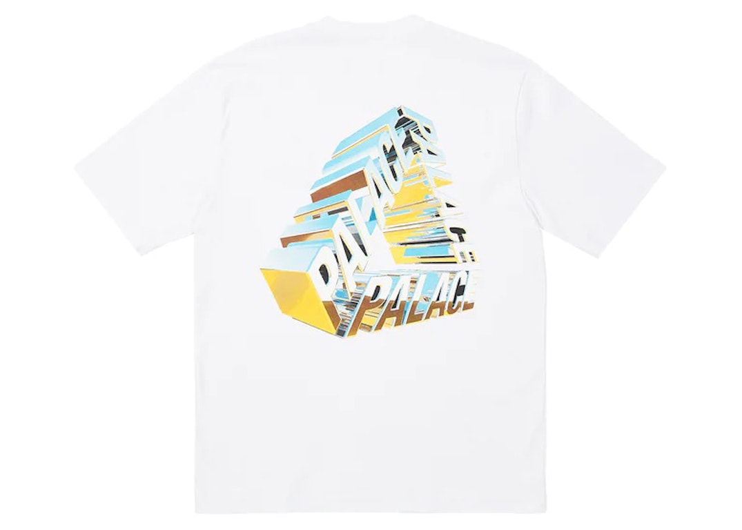 Pre-owned Palace Tri-chrome T-shirt White