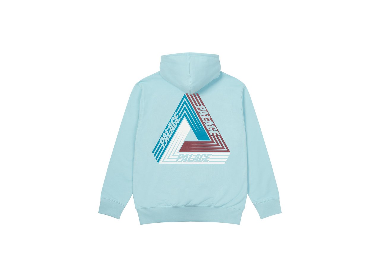 Palace Tri-Dart Hood Blue