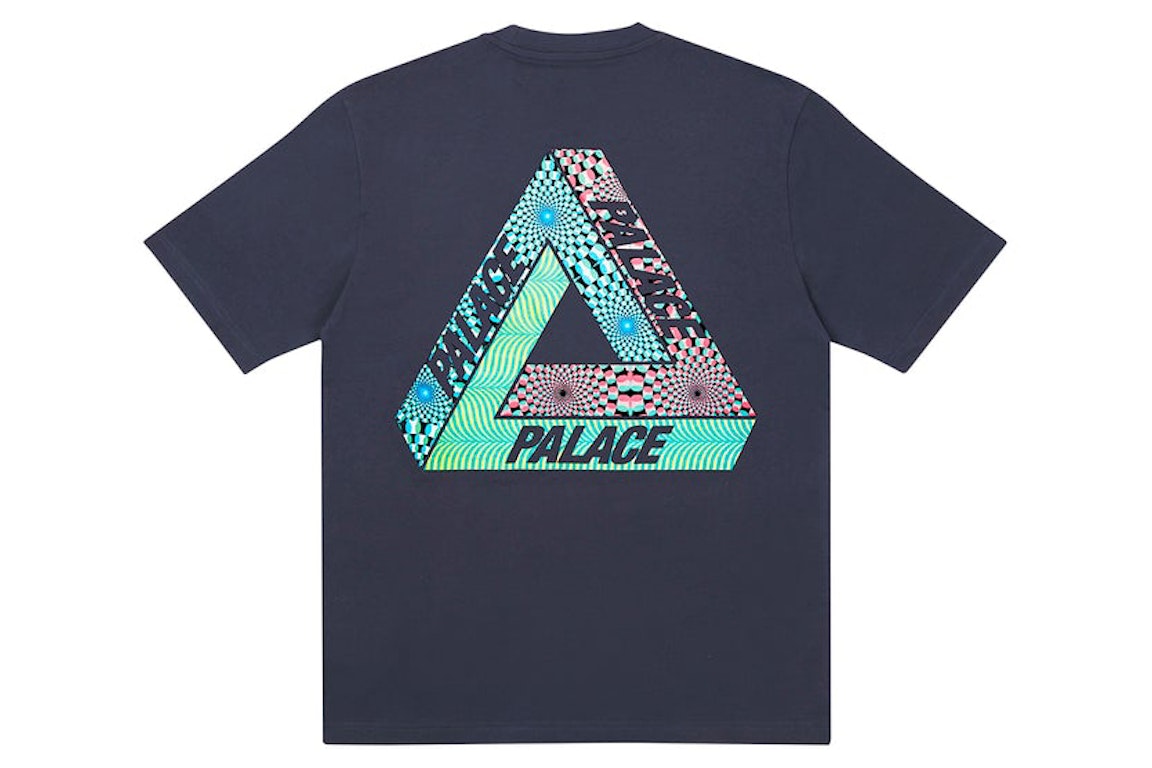 Pre-owned Palace Tri-eye T-shirt Navy