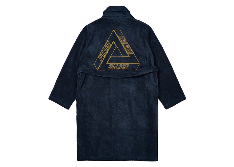 Palace Tri-Ferg Bathrobe Navy Men's - FW23 - GB