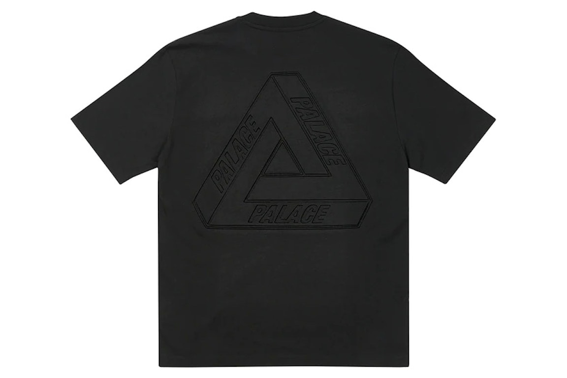 Pre-owned Palace Tri-ferg Embossed T-shirt Black