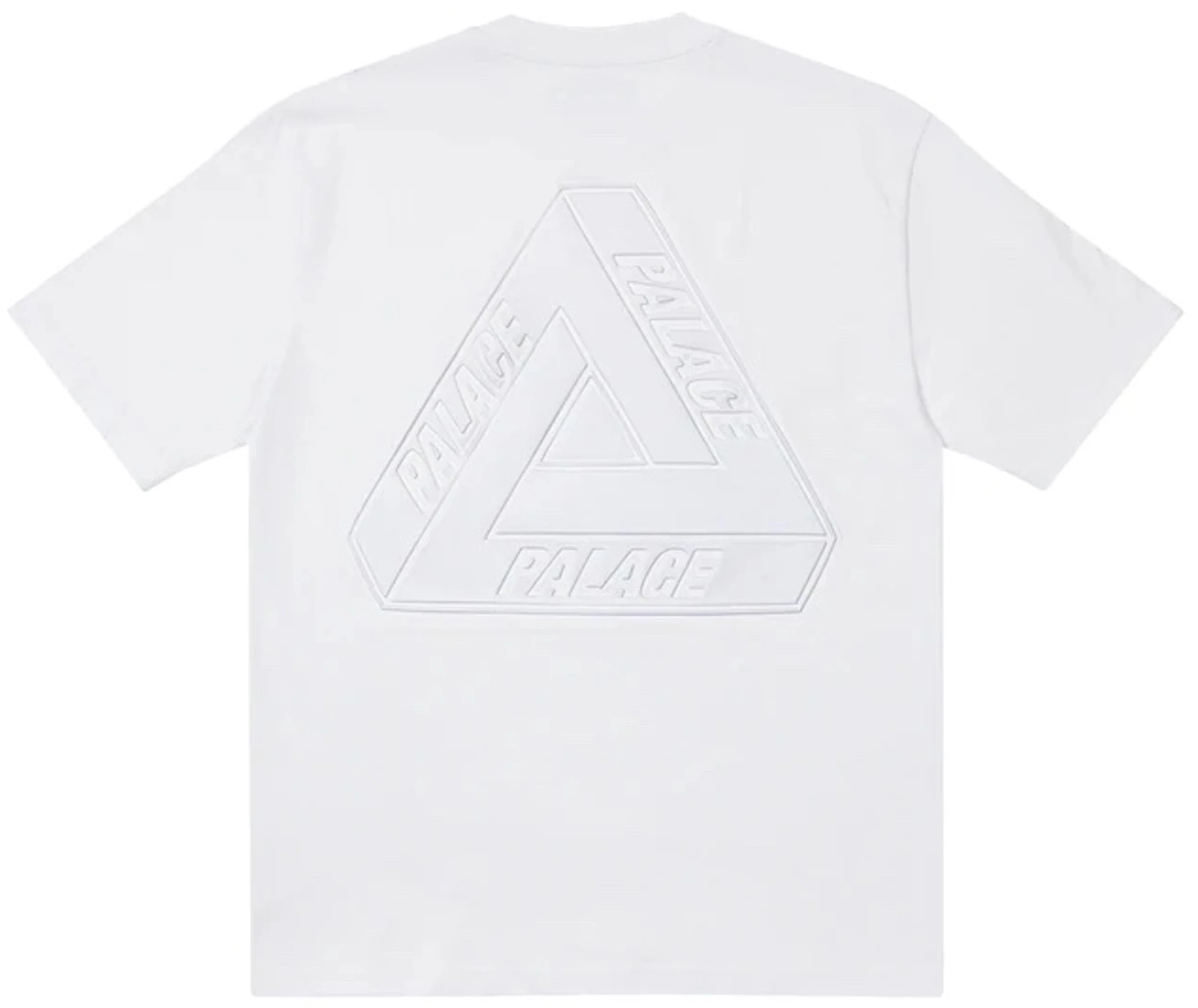 Palace Tri-Ferg Embossed T-shirt White - SS22 - US