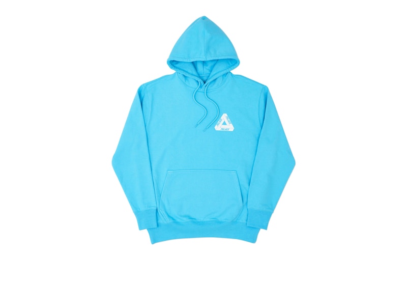 Palace Tri-Ferg Hood Aqua Blue/White Men's - Summer 2017 - US