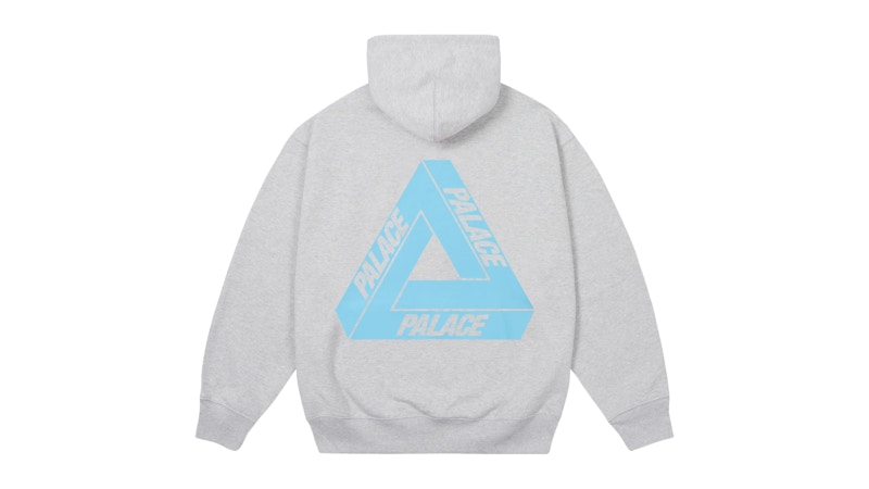 Palace Tri-Ferg Hood Grey Marl Men's - FW25 - US