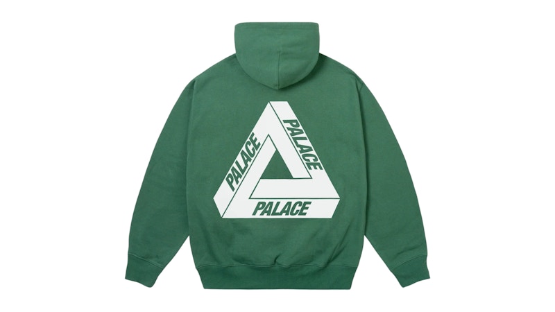 Palace Tri-Ferg Hood Racey Green Men's - FW25 - US