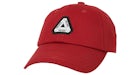 Palace Tri-Ferg Patch 6-Panel Dark Red