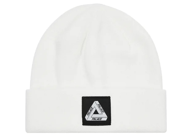 Palace Tri-Ferg Patch Beanie (FW22) White Men's - FW22 - GB