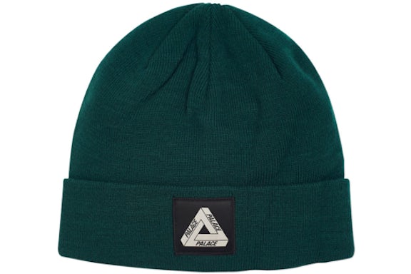 Palace Tri Ferg Patch Beanie Green