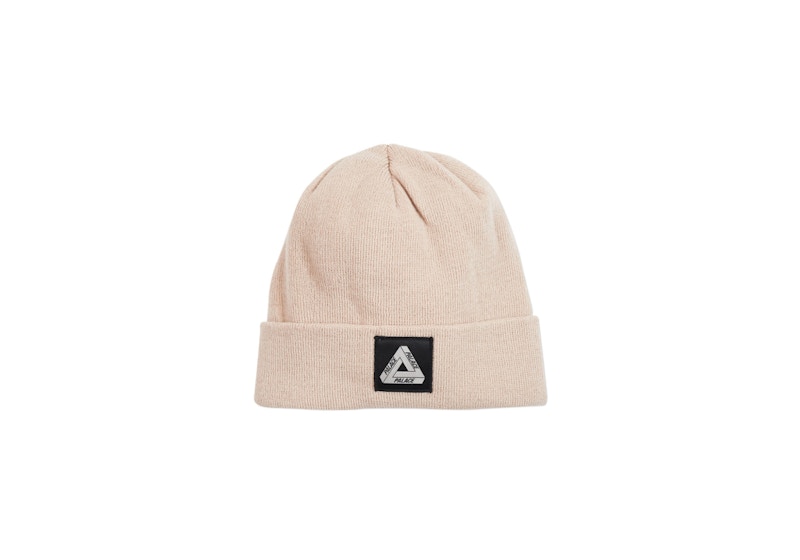 Palace Tri Ferg Patch Beanie Oatmeal - Ultimo 2017 - US