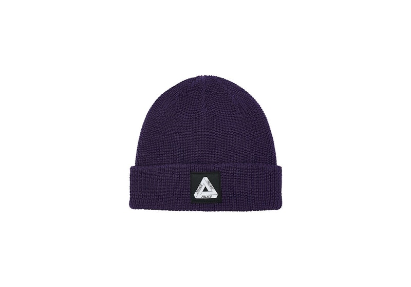 Palace Tri-Ferg Patch Beanie Black/White - FW20 - GB