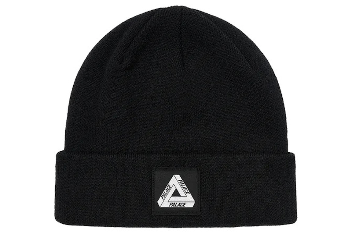 Pre-owned Palace Tri-ferg Patch Beanie (ss23) Black