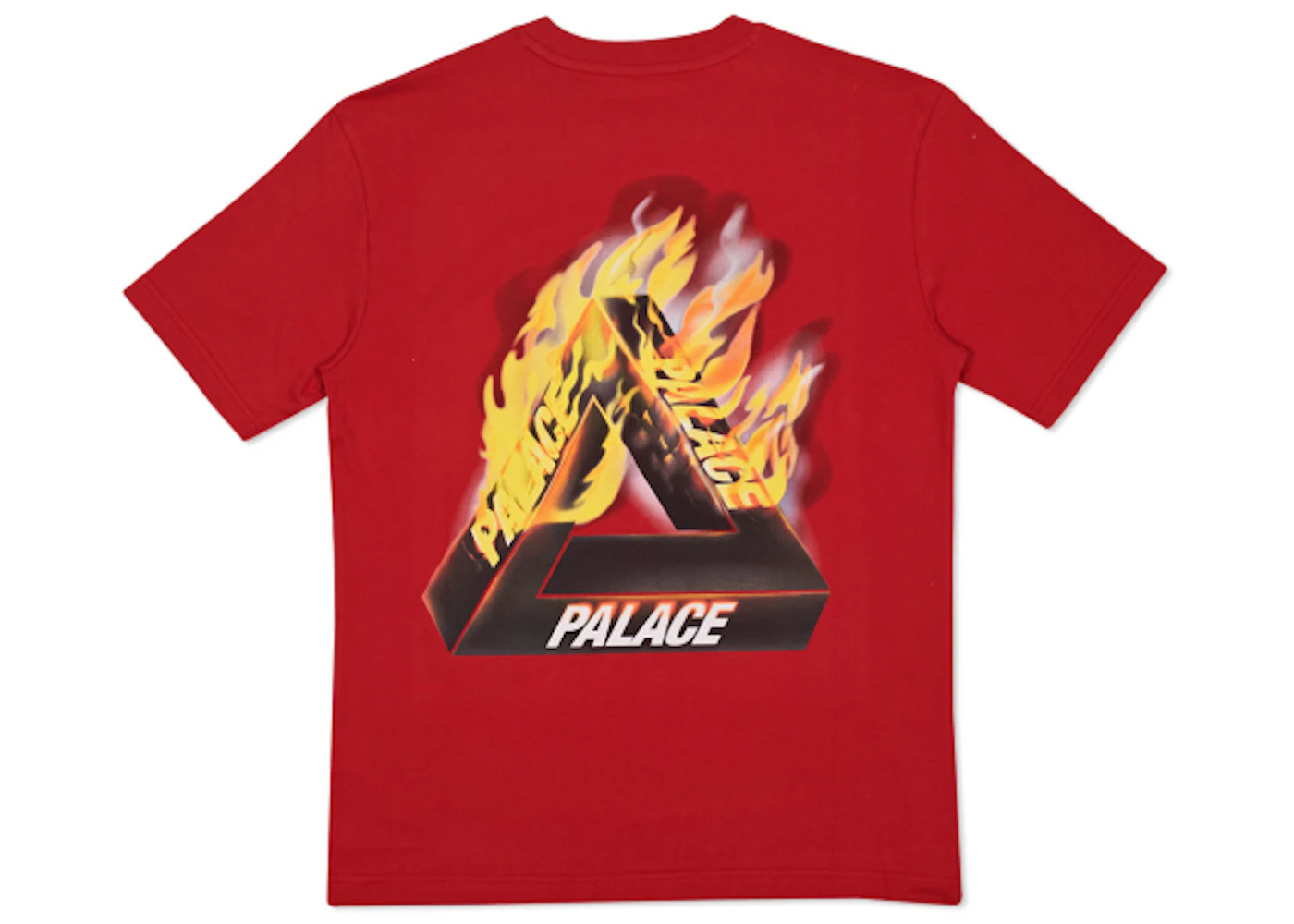 båd tildele stave Palace Tri-Fire T-Shirt Red - Summer 2016 Men's - US