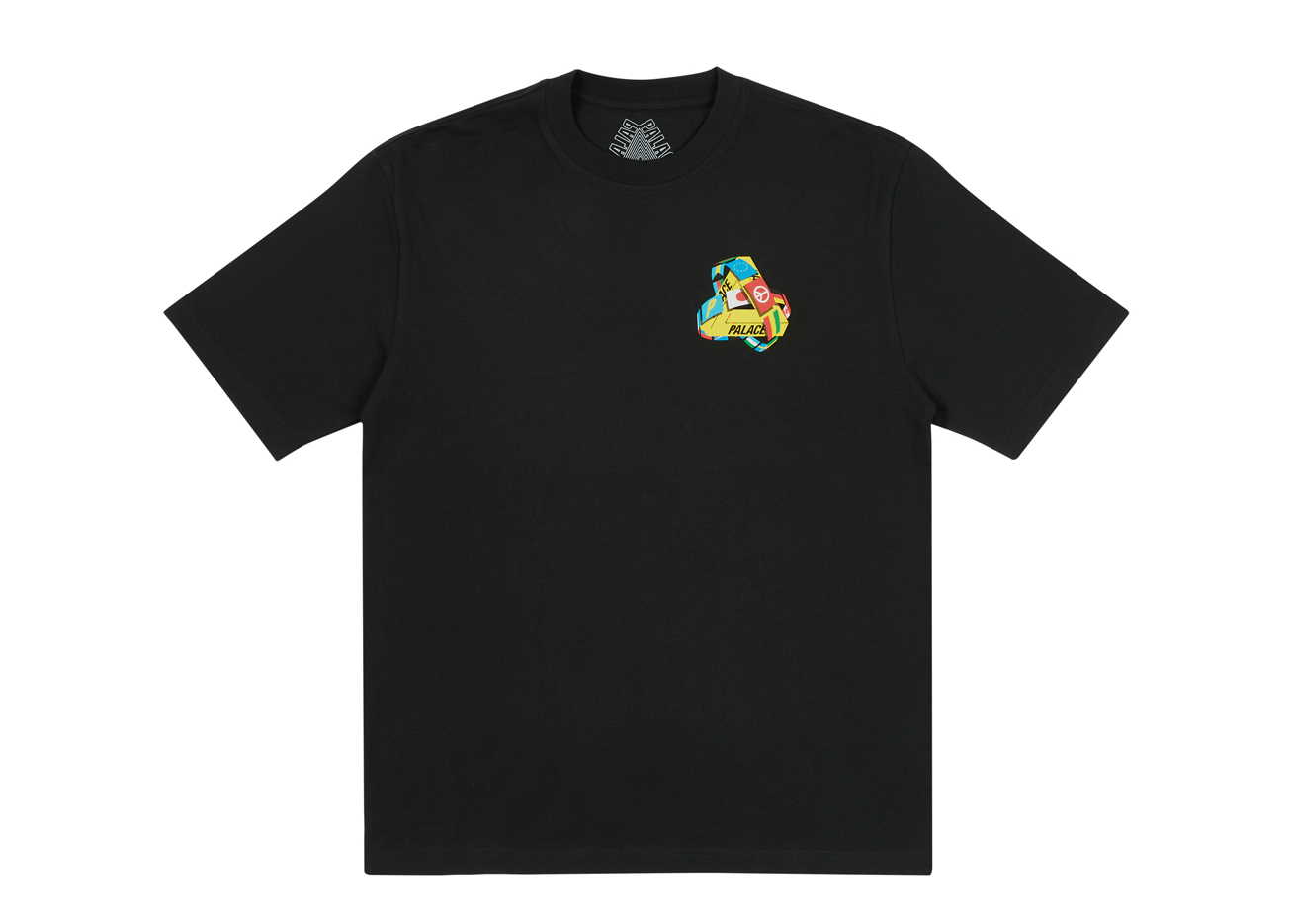 Palace Tri-Flag T-shirt Black Men's - SS21 - US