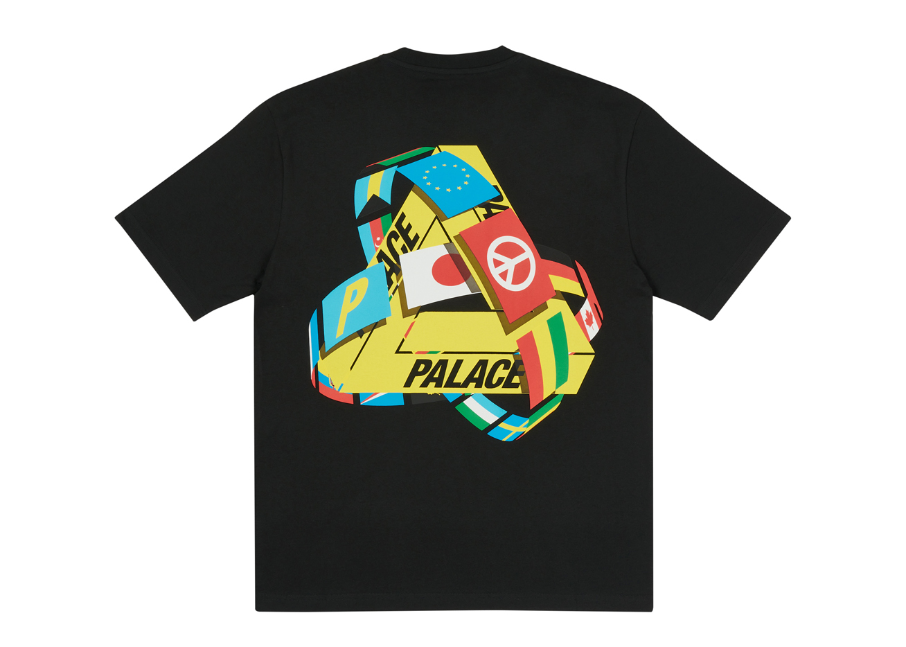 Palace Tri-Flag T-shirt Black Men's - SS21 - US