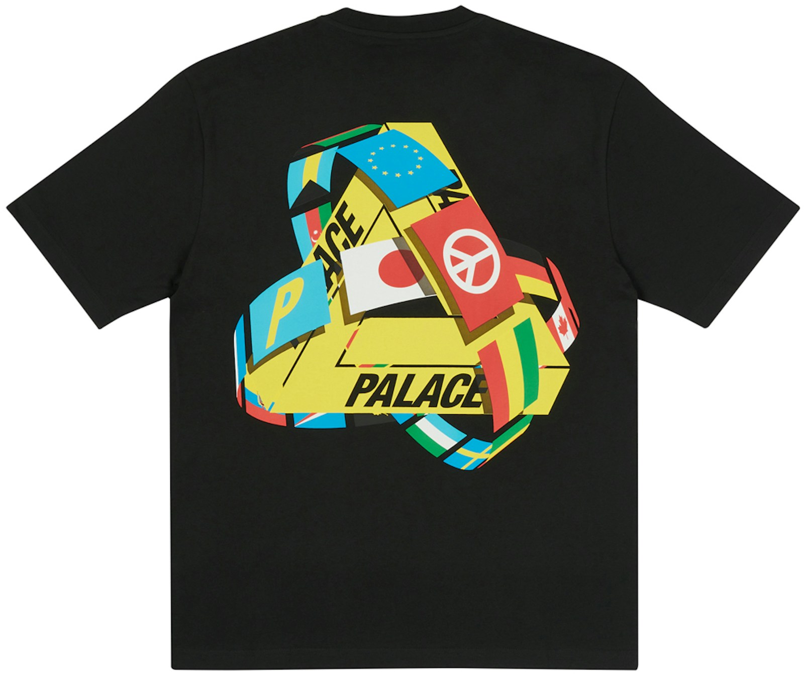 palace tri flag t shirt