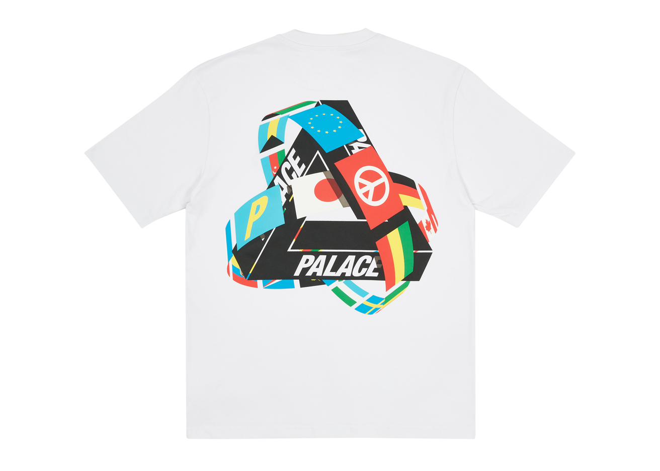 Palace Tri-Flag T-shirt White Men's - SS21 - US