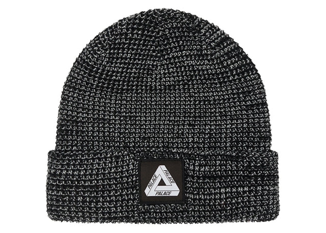 Pre-owned Palace Tri-freg Patch Beanie Black