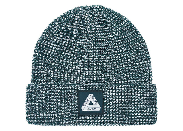 Palace Tri-Freg Patch Beanie Green