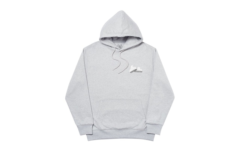 Palace Tri-Gaine Hood Grey Marl Men's - SS20 - US