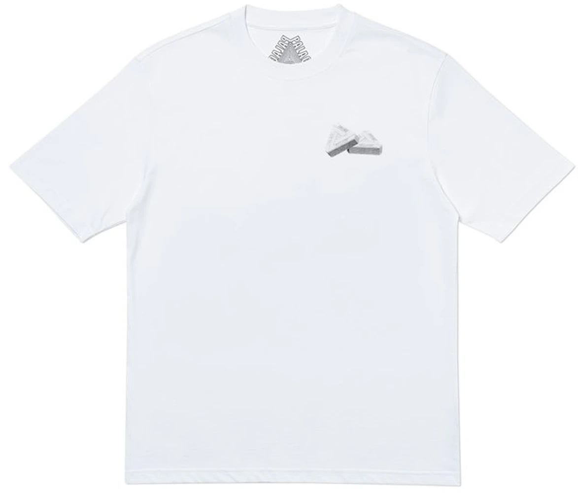 Palace Tri-Gaine T-Shirt White Men's - SS20 - US