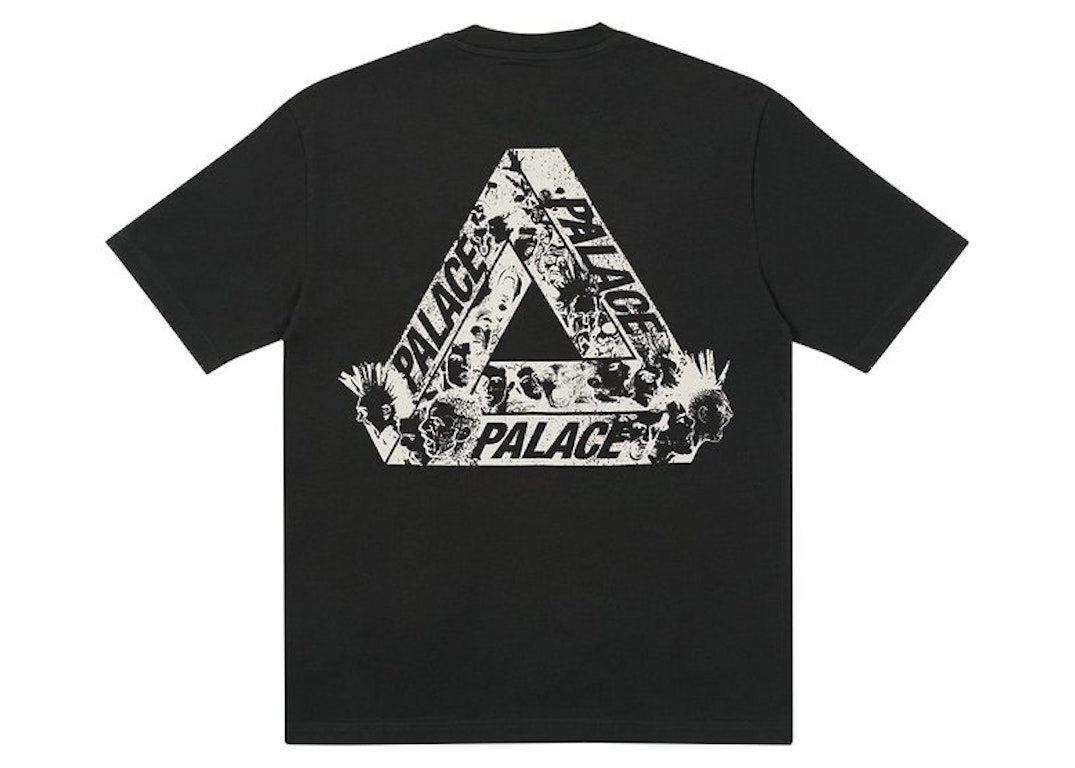 Pre-owned Palace Tri-heads T-shirt Black