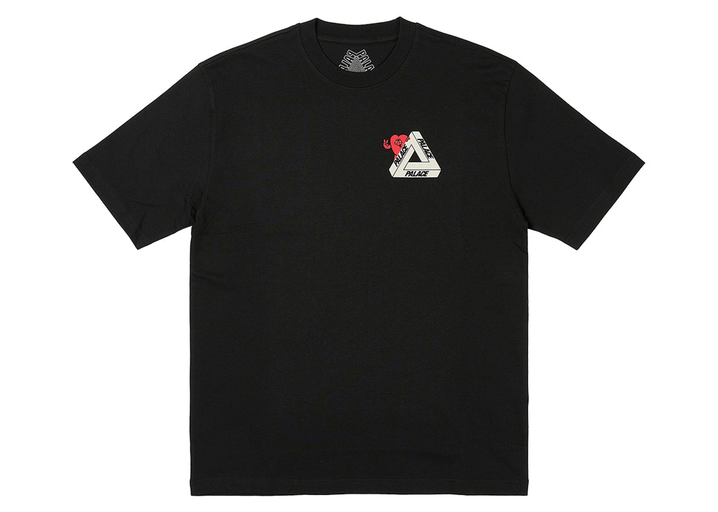 Palace Tri-Hearts T-shirt Black メンズ - SS24 - JP