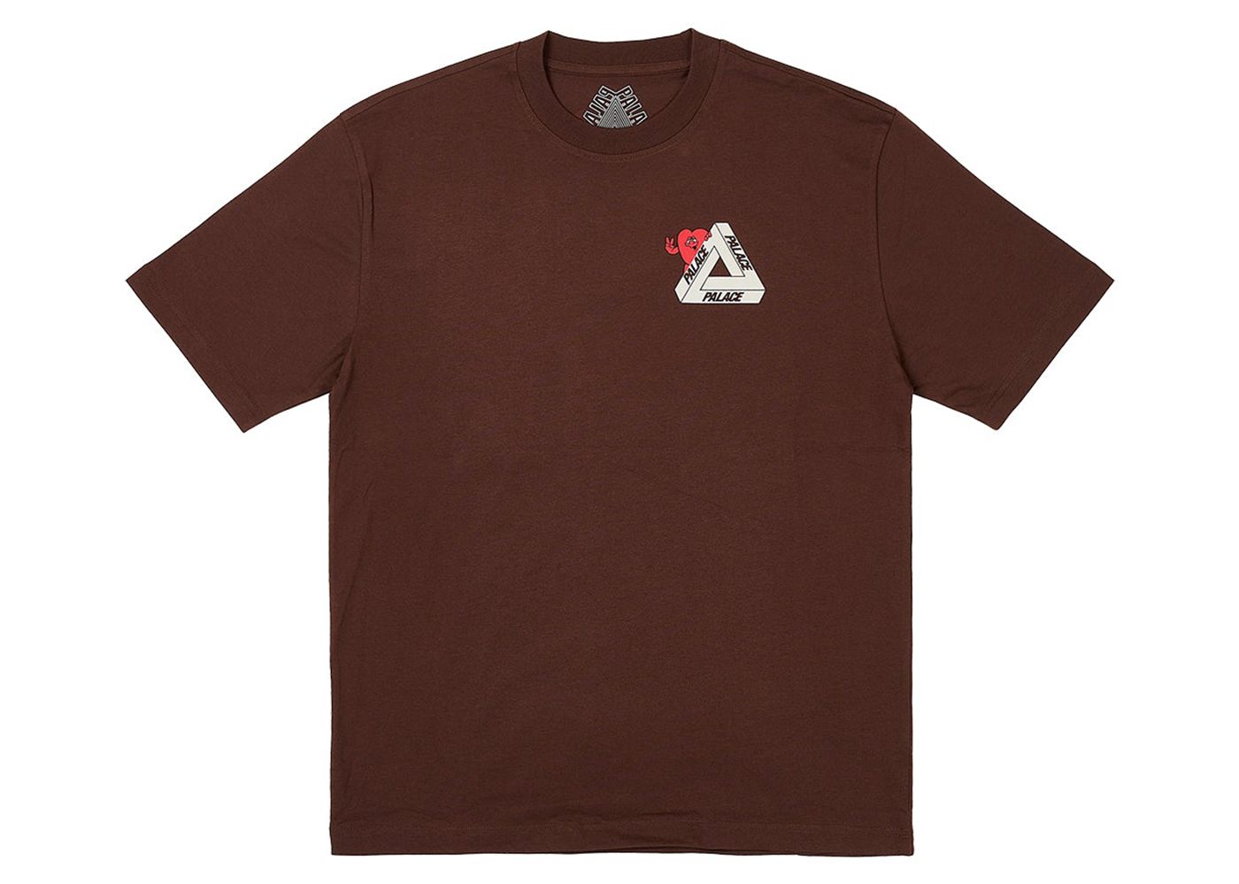 Palace Tri-Hearts T-shirt Nice Brown