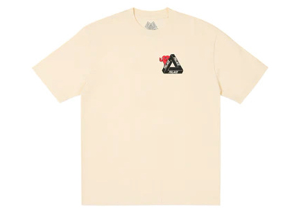Palace Tri-Hearts T-shirt (SS24) Soft White メンズ - SS24 - JP