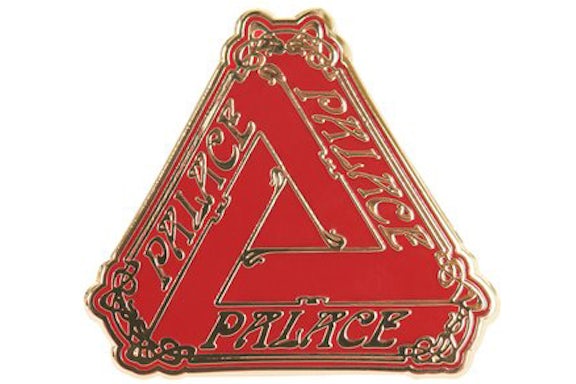 Palace Tri-Le Beurre Pin Badge Red