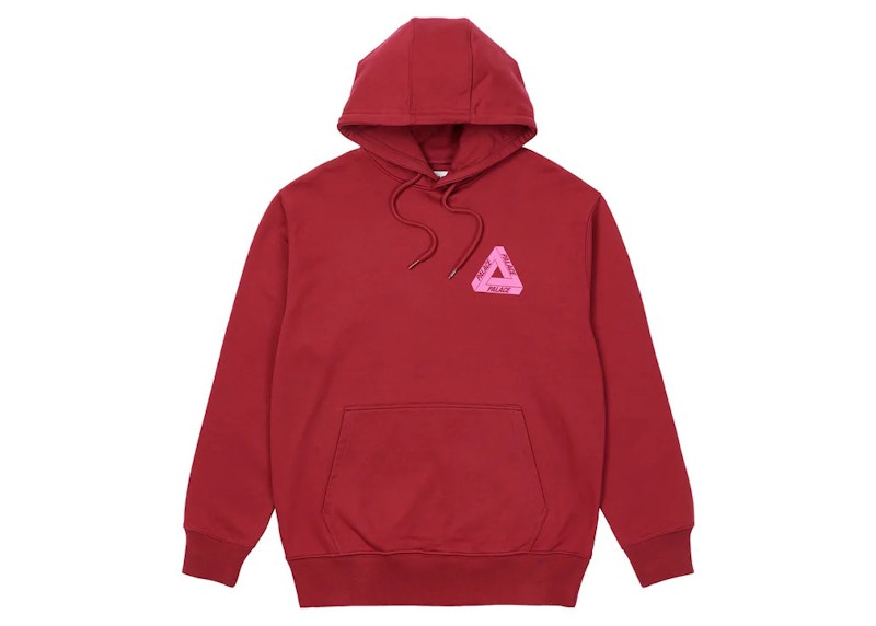 Palace Tri-Lenticular Hood Burgundy Men's - FW22 - GB