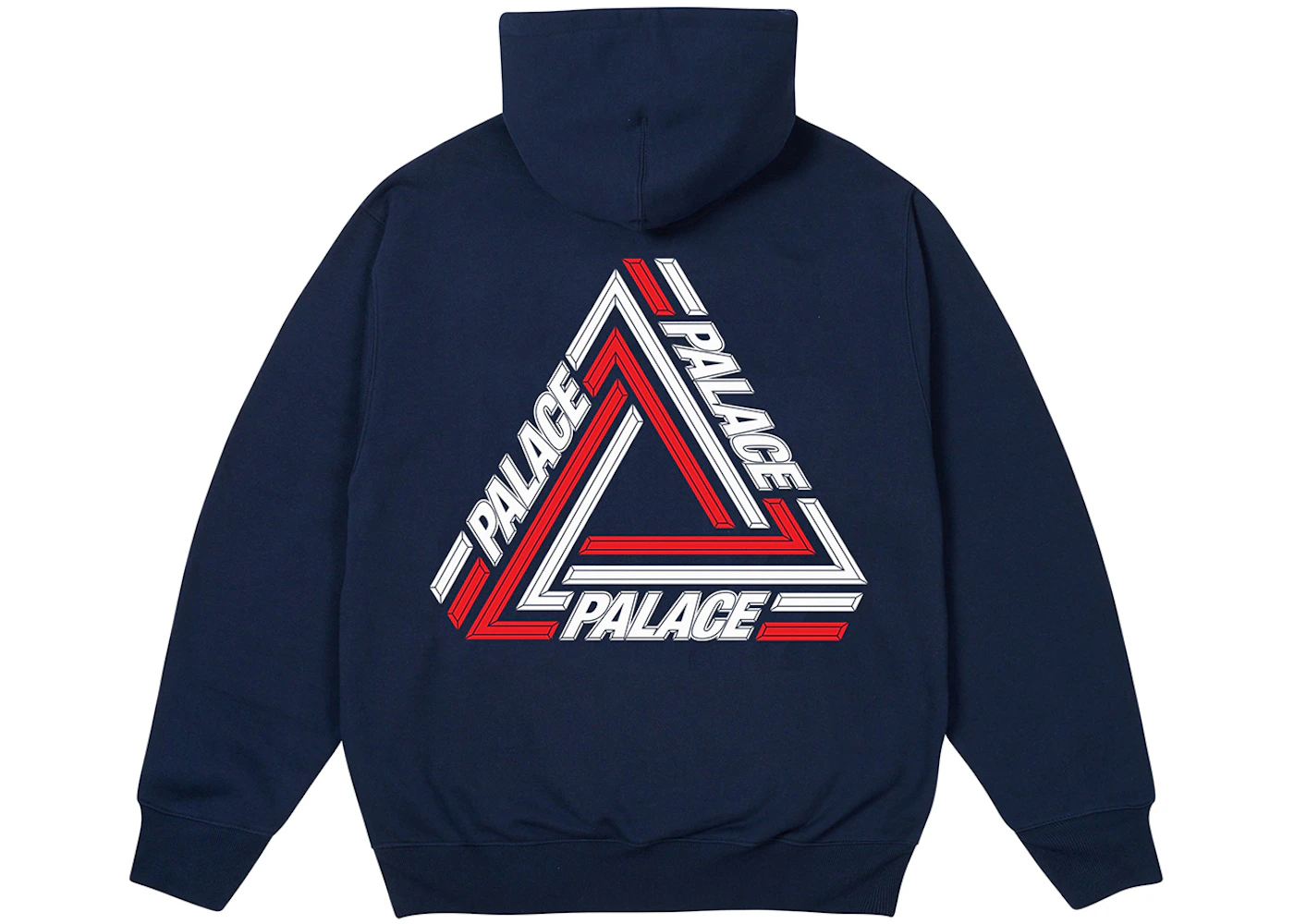 Mens Hoodies Palace Tri Line Hoodie Palace Tri-Line Hood Navy