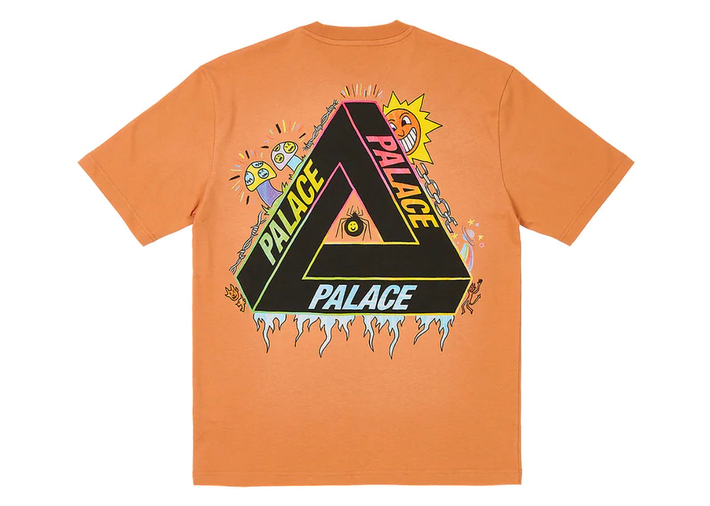 Palace Tri-Lottie T-Shirt Black Men's - FW23 - US
