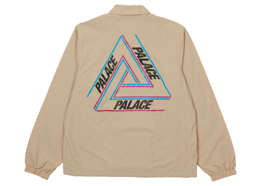 Palace Tri Outline Coach Jacket Tan Men's - SS22 - US