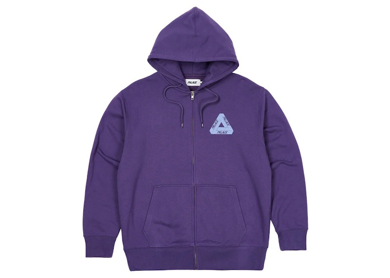 Palace q store zip hoodie