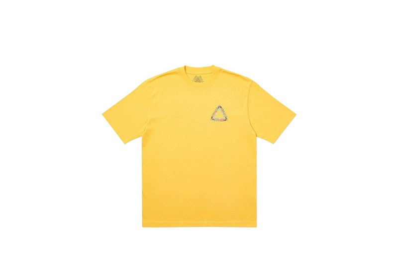 Camiseta Palace Tri-Pumping Amarillo