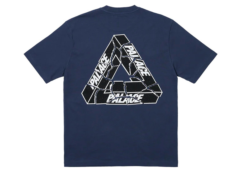 Palace Tri-Ripped T-Shirt Navy