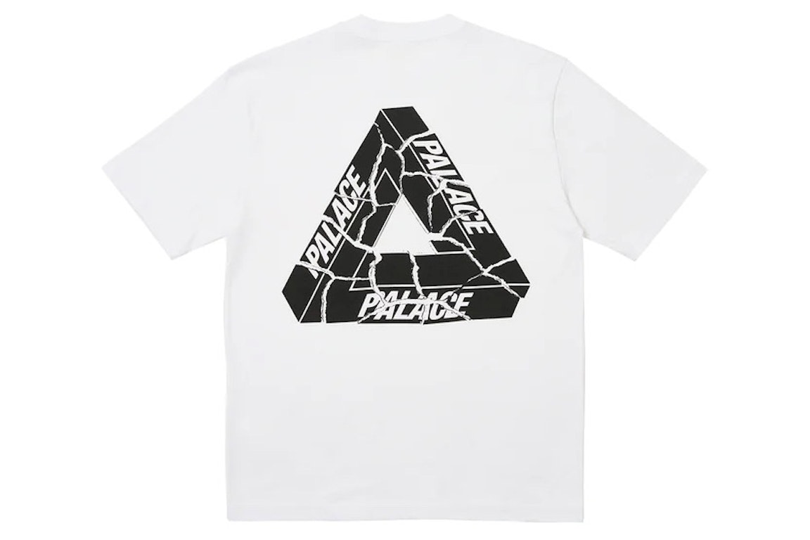 Pre-owned Palace Tri-ripped T-shirt White