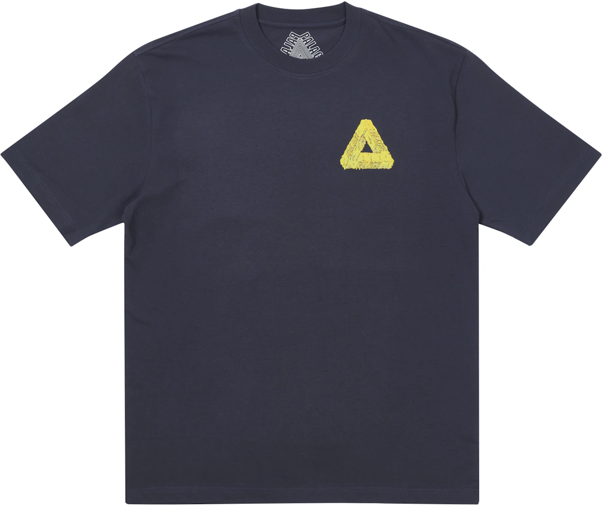 Palace Tri-Slime T-shirt Navy Men's - SS21 - US