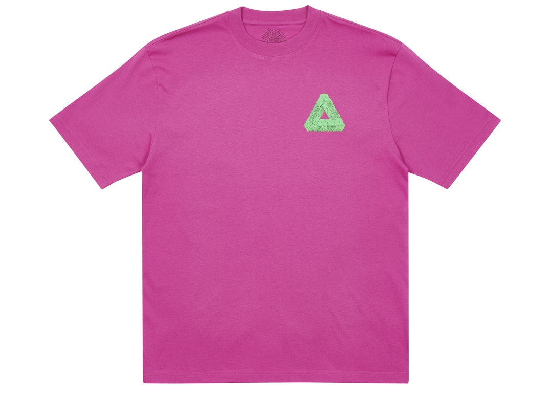 Pre-owned Palace Tri-slime T-shirt Pink