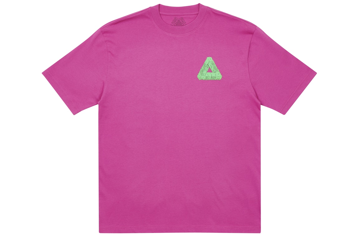 Pre-owned Palace Tri-slime T-shirt Pink