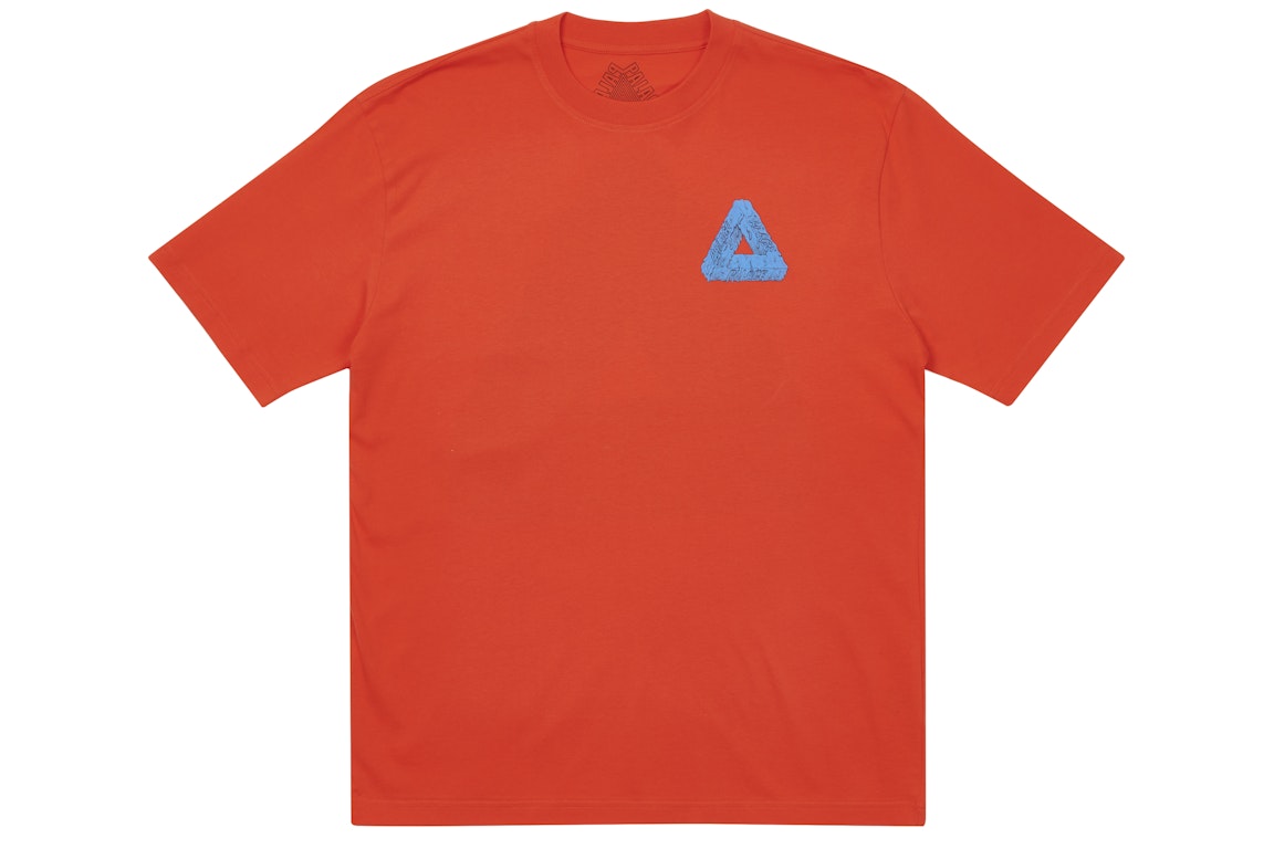 Pre-owned Palace Tri-slime T-shirt Red