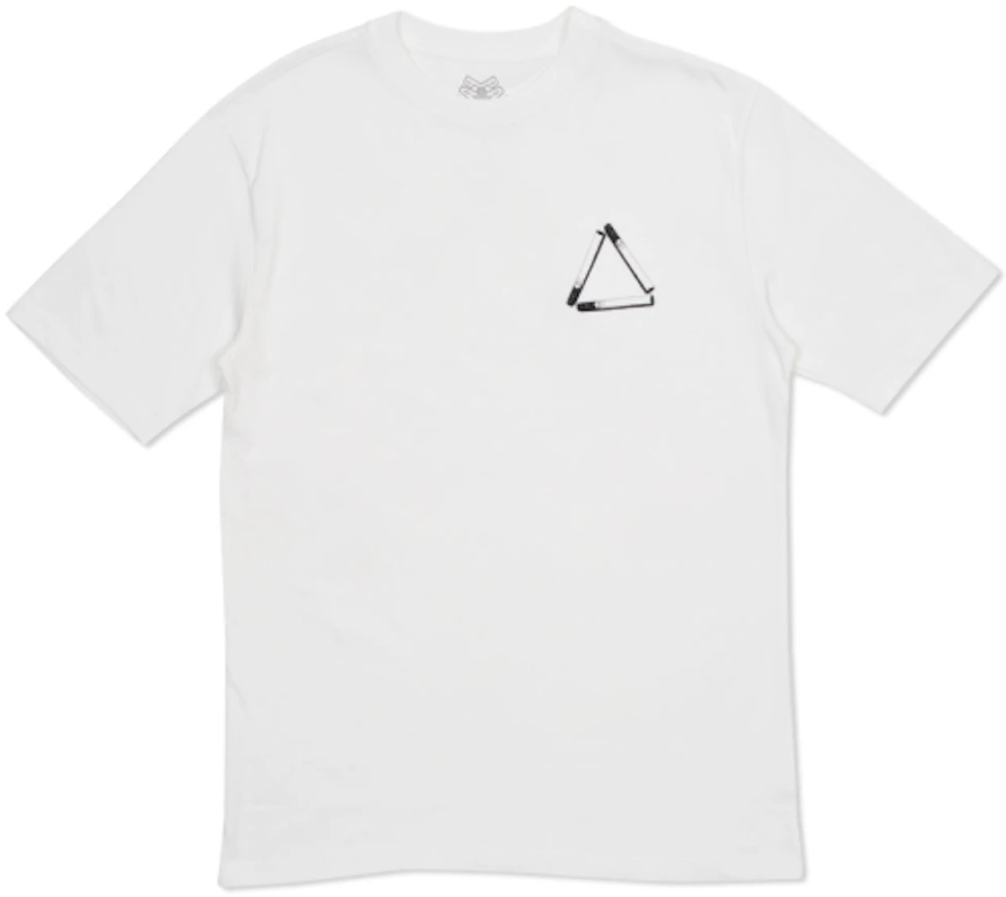 Palace Tri Smoke T-Shirt White Men's - Spring 2016 - US