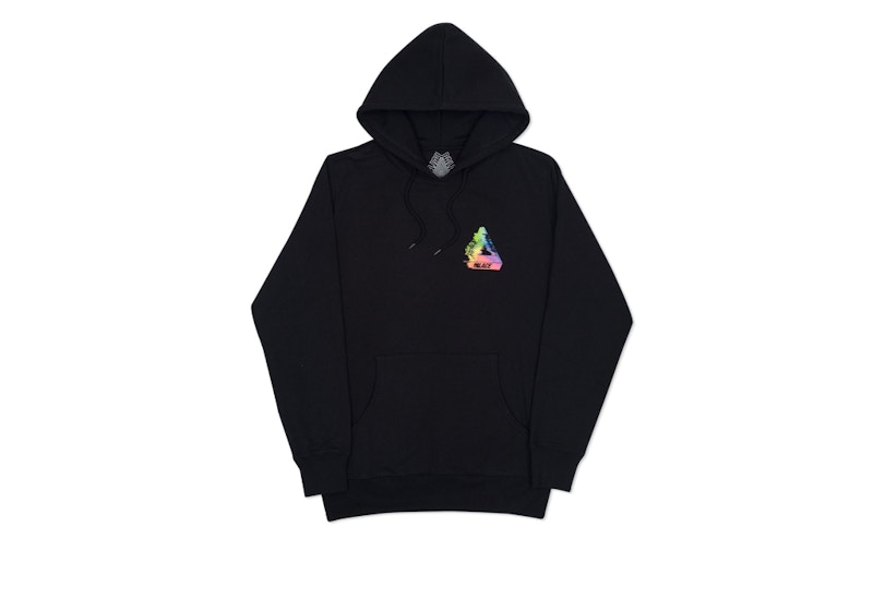 Palace Tri-Smudge Hood Black - Summer 2016 Men's - US