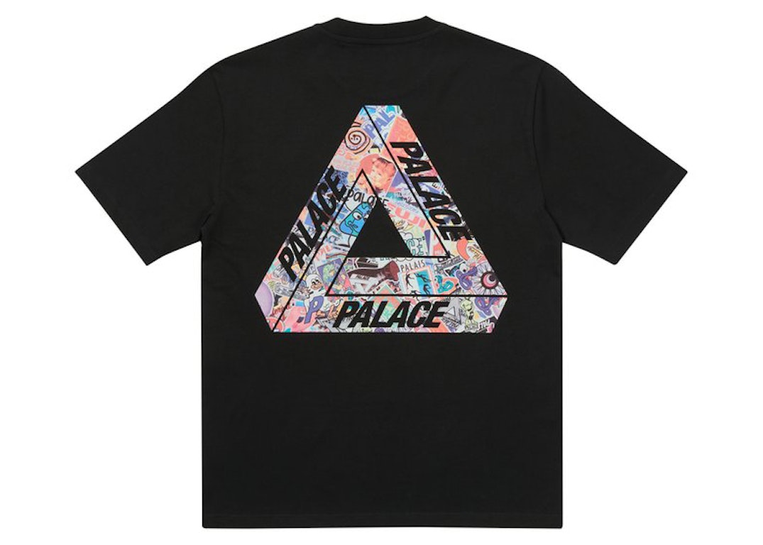 Pre-owned Palace Tri-sticker Pack T-shirt Black