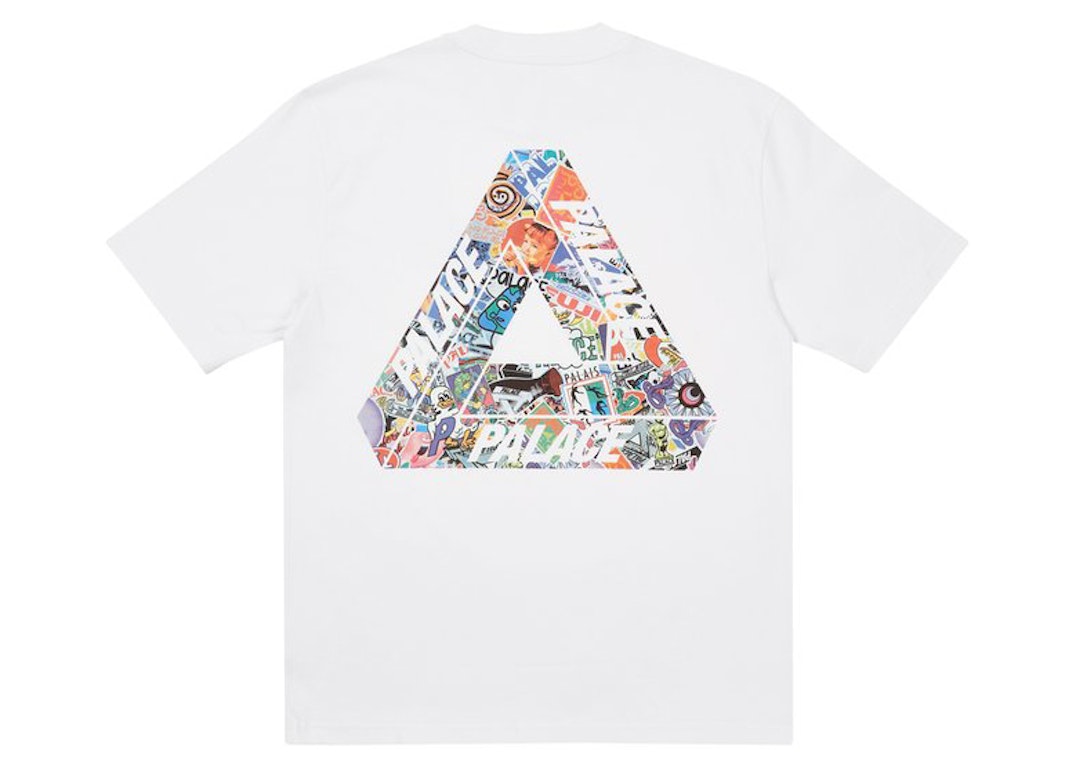 Pre-owned Palace Tri-sticker Pack T-shirt White
