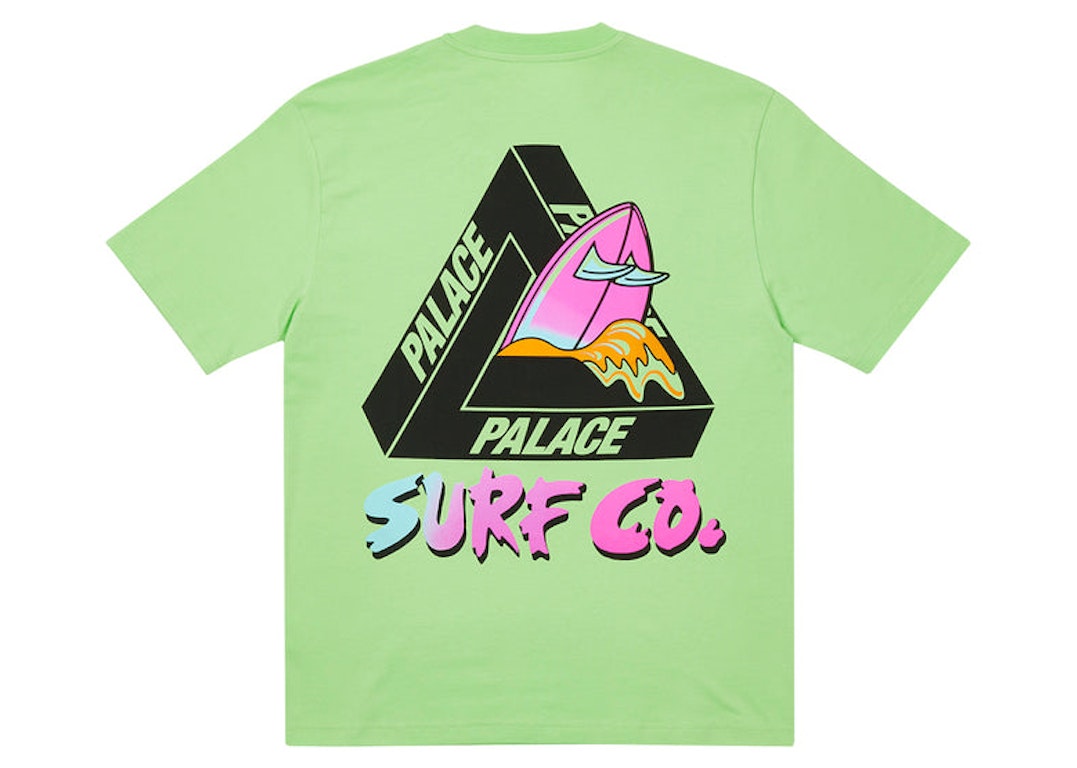 Pre-owned Palace Tri-surf Co T-shirt Pistachio