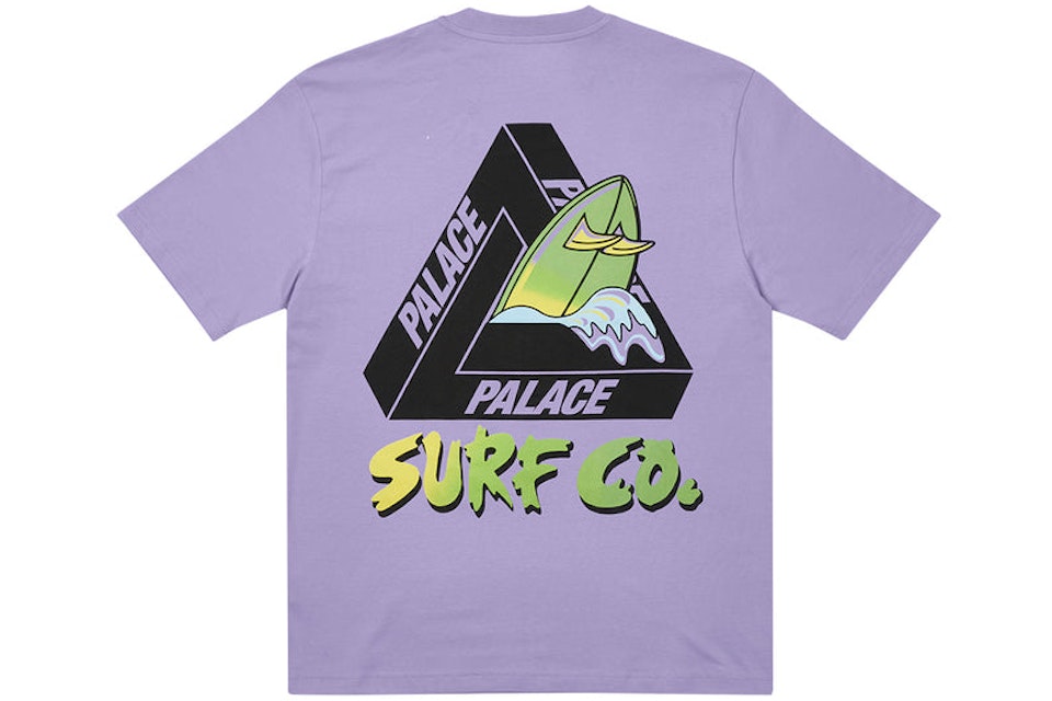 Palace Tri Surf Co T Shirt Violet Ss22 Palace Tri Surf Co T Shirt Violet Ss22