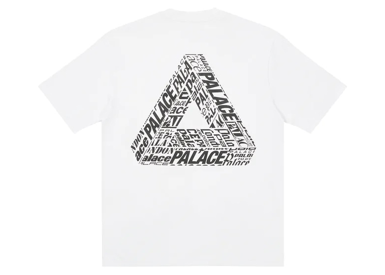 Palace Tri-Text T-Shirt White
