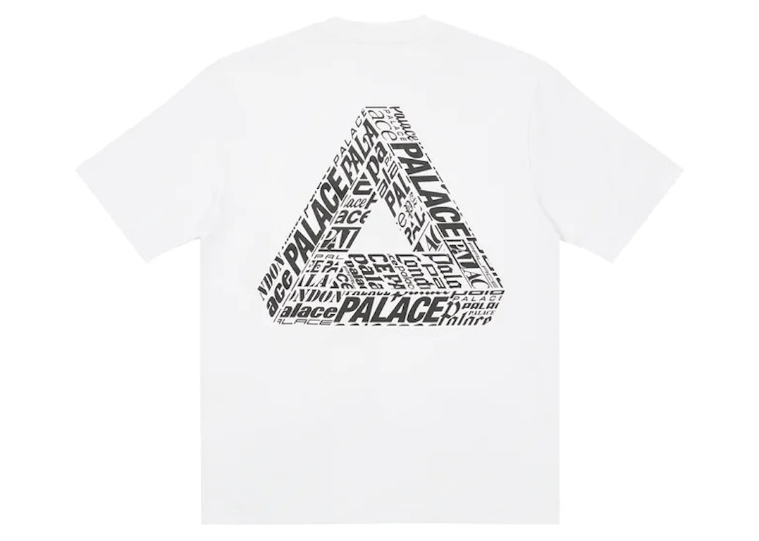 Pre-owned Palace Tri-text T-shirt White