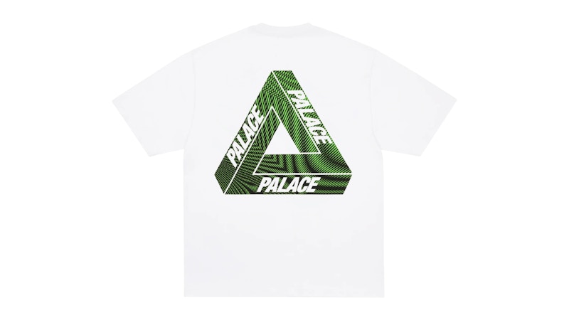 Palace Tri-Vex T-Shirt White/Blue Men's - SS25 - US